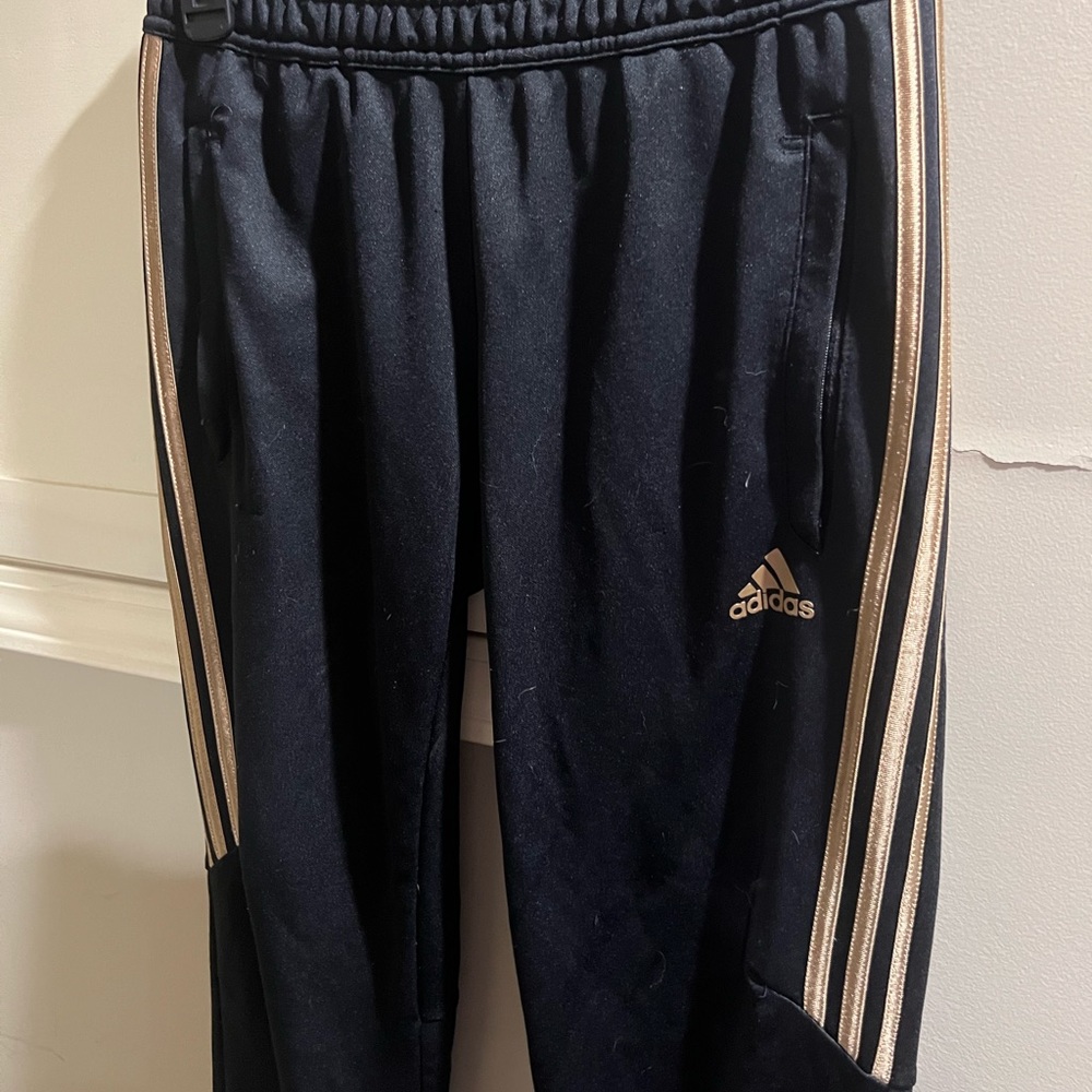 Gold Adidas Joggers